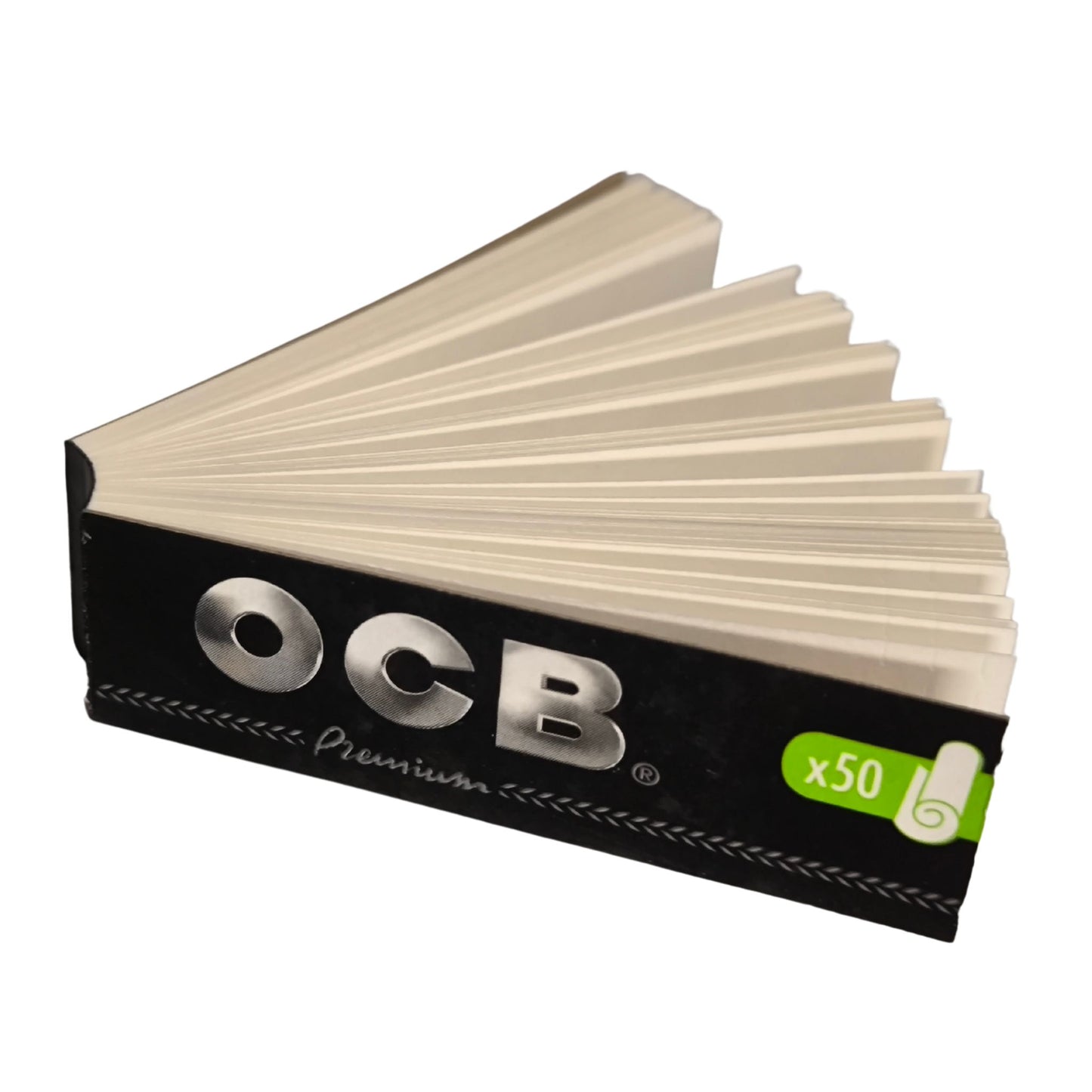 OCB Filter Tips Premium (perforiert) – 50 weiße Cellulose-Blättchen im Format 60 x 18 mm, ideal zum Selbstdrehen von Zigaretten.