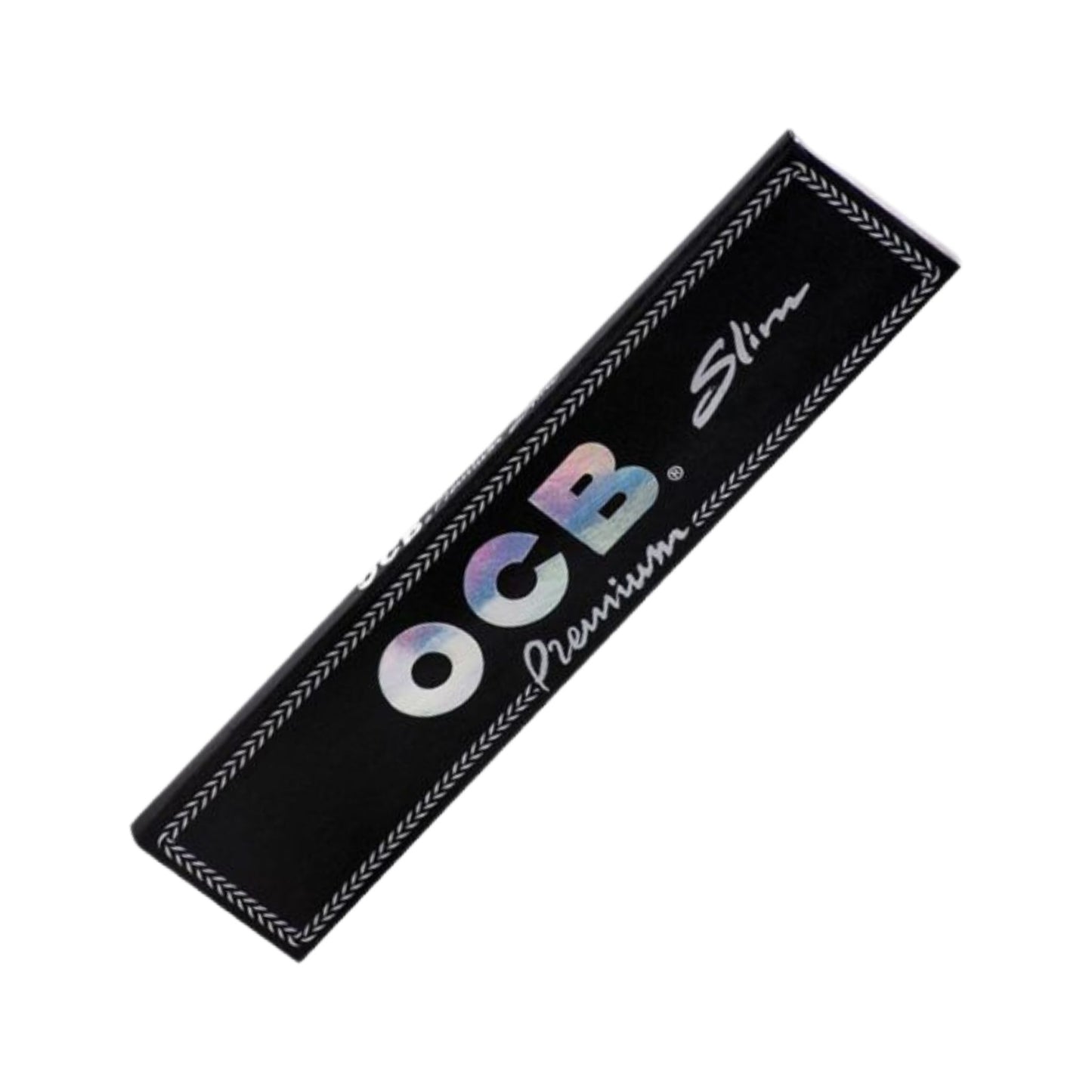 OCB Premium Slim Zigarettenpapier, ultra-dünn, 32 Blättchen pro Packung, King Size Slim Format, hergestellt aus natürlichen Flachsfasern mit arabischer Gummierung.