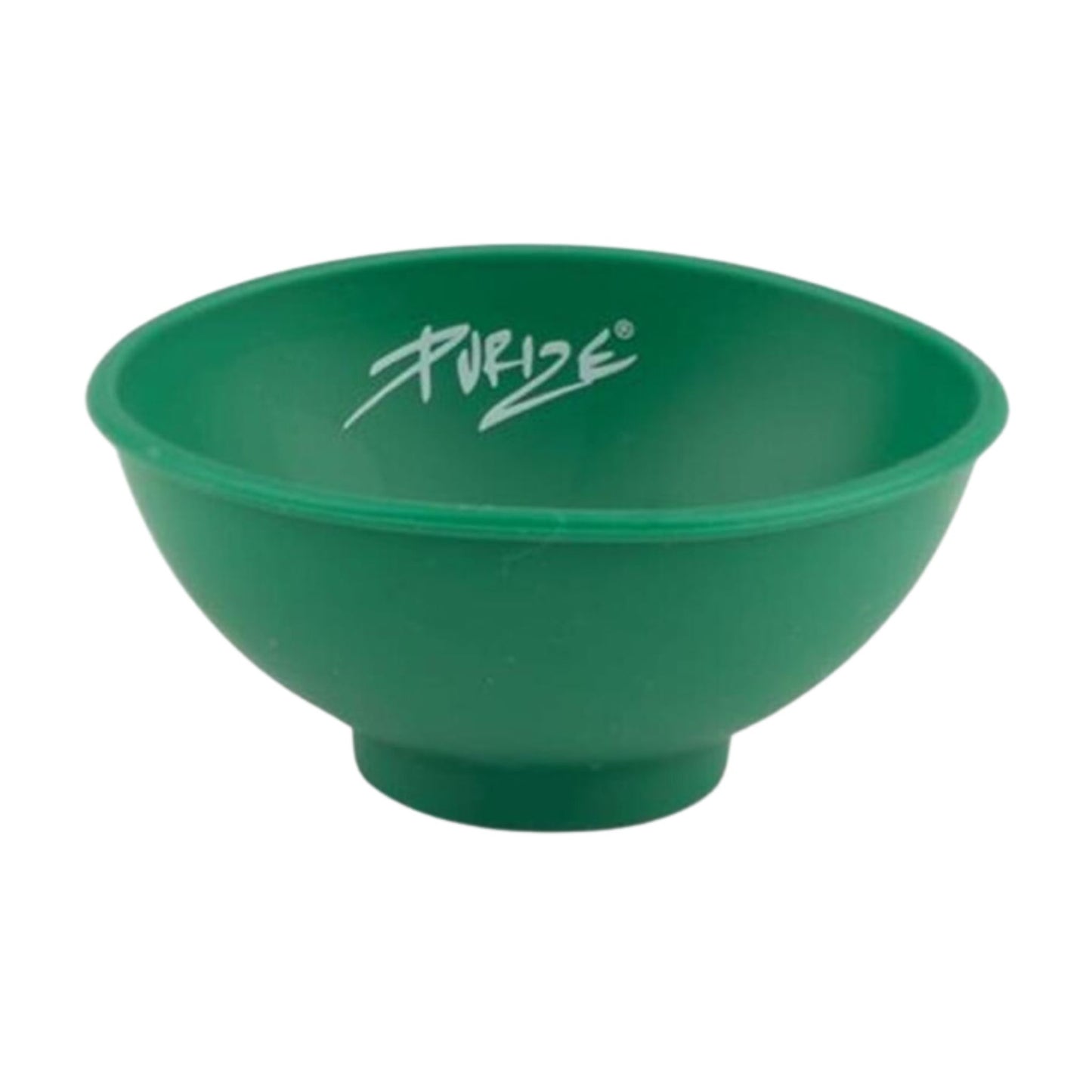 Grüne PURIZE® Hash Bowl mit Logo, ideal zum Verarbeiten von Hasch oder Konzentraten