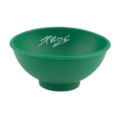 Grüne PURIZE® Hash Bowl mit Logo, ideal zum Verarbeiten von Hasch oder Konzentraten