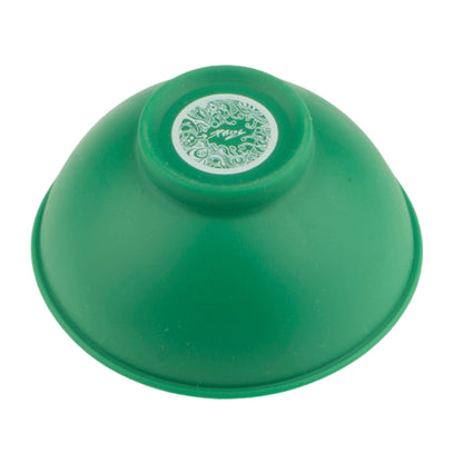 Rückansicht von Grüner PURIZE® Hash Bowl mit Logo, ideal zum Verarbeiten von Hasch oder Konzentraten