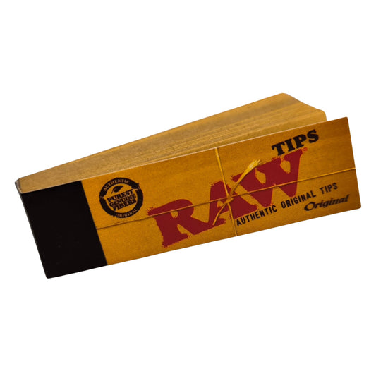RAW Filter Tips aus ungebleichten Fasern. 📜 Perforiert für einfaches Drehen. 50 Stück pro Packung für ein natürliches Raucherlebnis! 💨